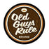 OLD GUYS RULE STACKED LOGO' STICKER DECAL - BLACK